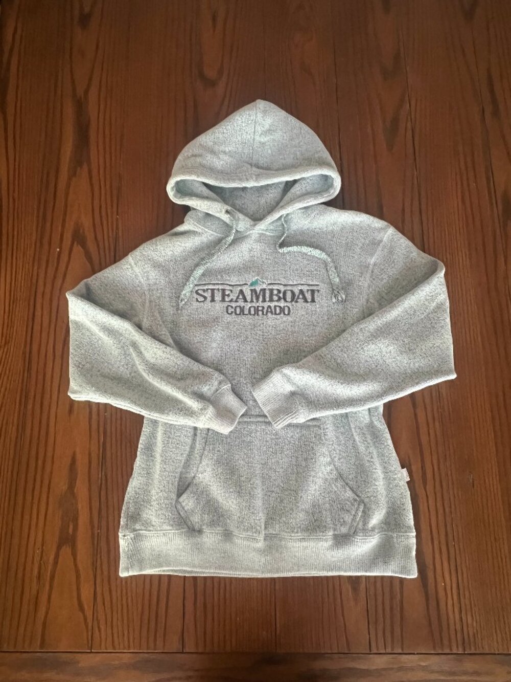 Ragwear Steamboat Colorado Hoodie Womens M Gray Pullover Sweatshirt Souvenir